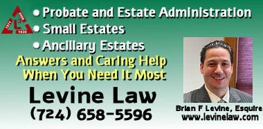 Law Levine, LLC - Estate Attorney in Jeannette PA for Probate and Estate Administration including small estates and ancillary estates